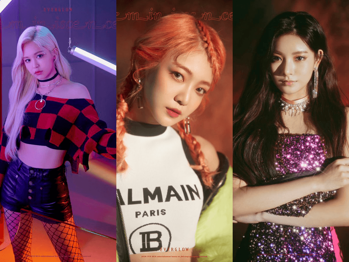 EVERGLOW reveals individual photo for E:U, Yiren, and Onda