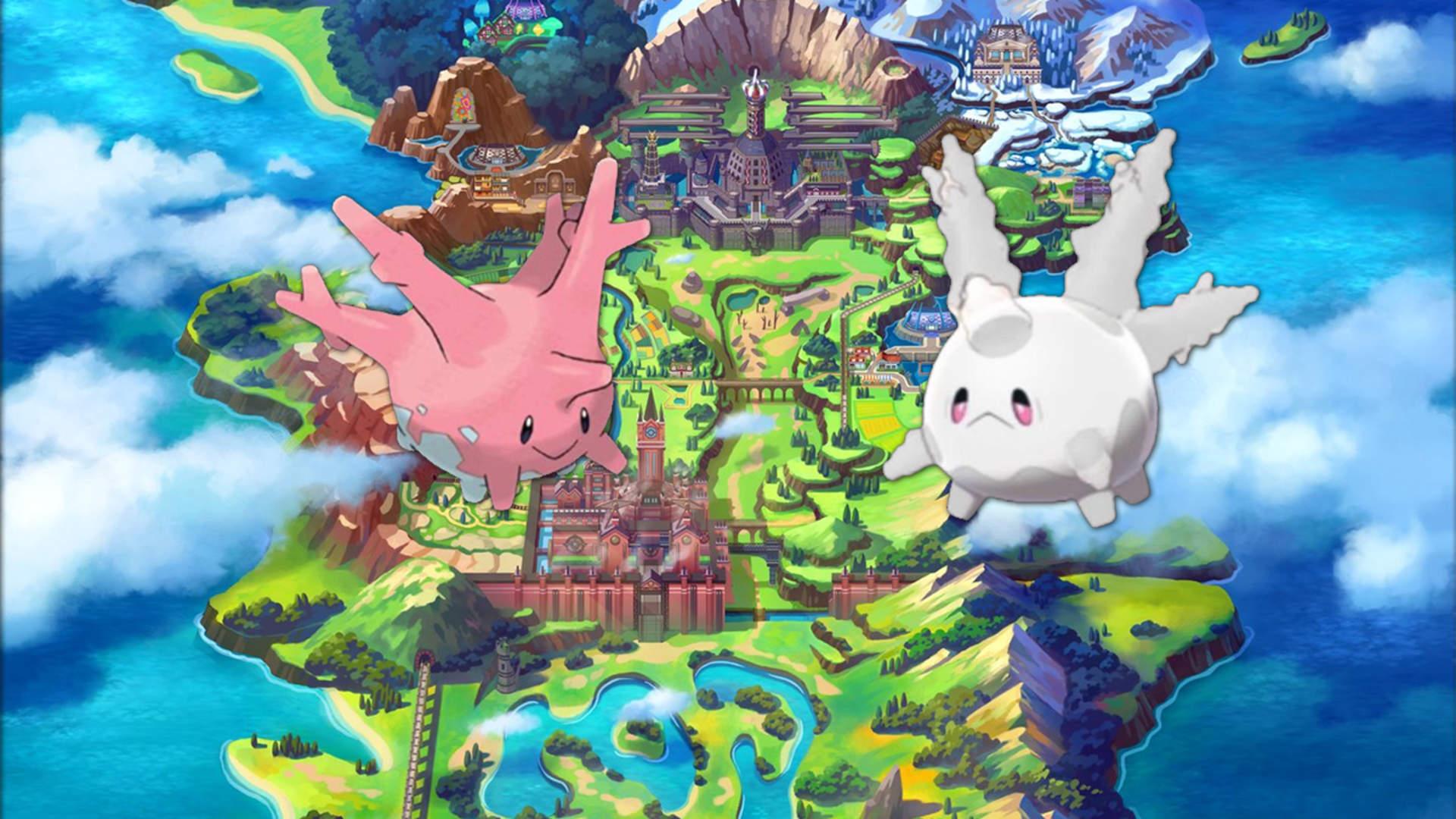 Pokemon Sword and Shield's New Bleached Form Corsola Is an