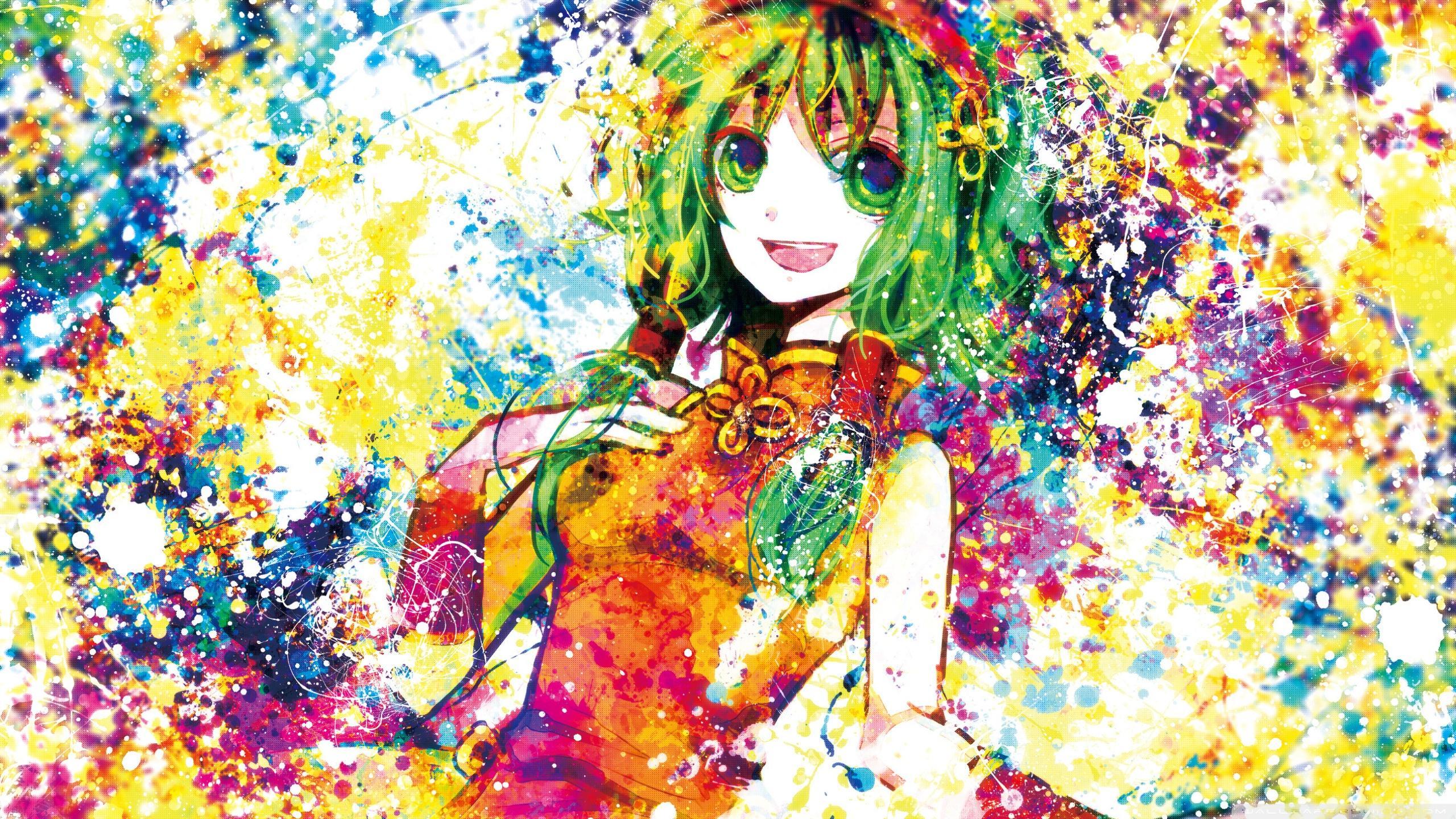 Colorful Anime Girl, HD Wallpaper & background Download