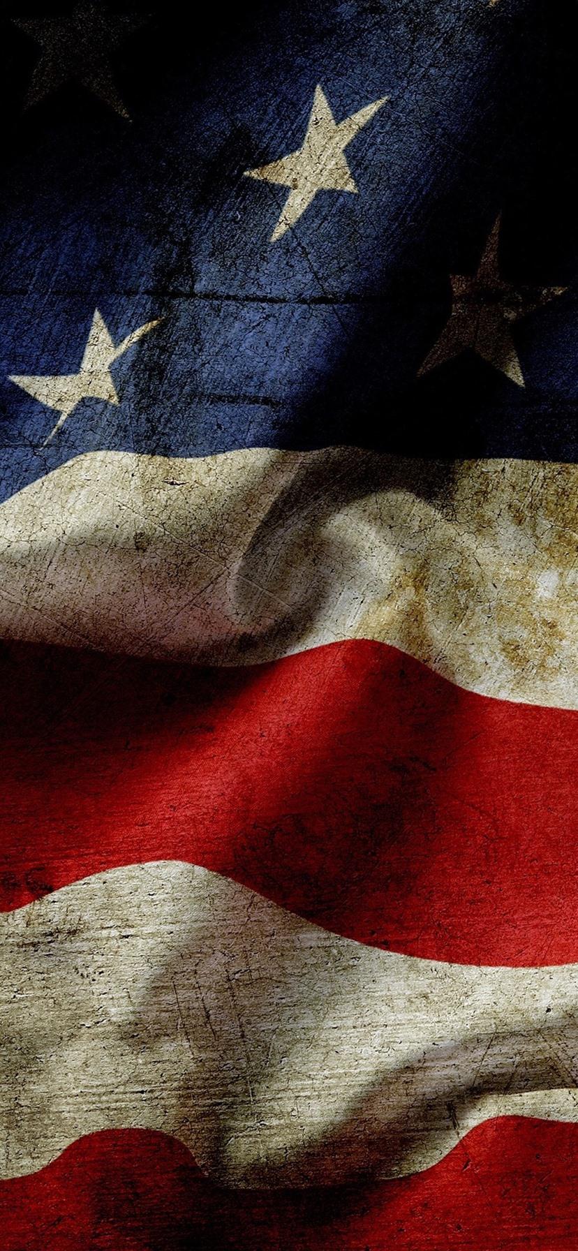 Wallpaper USA flag, dust 3840x2160 UHD 4K Picture, Image