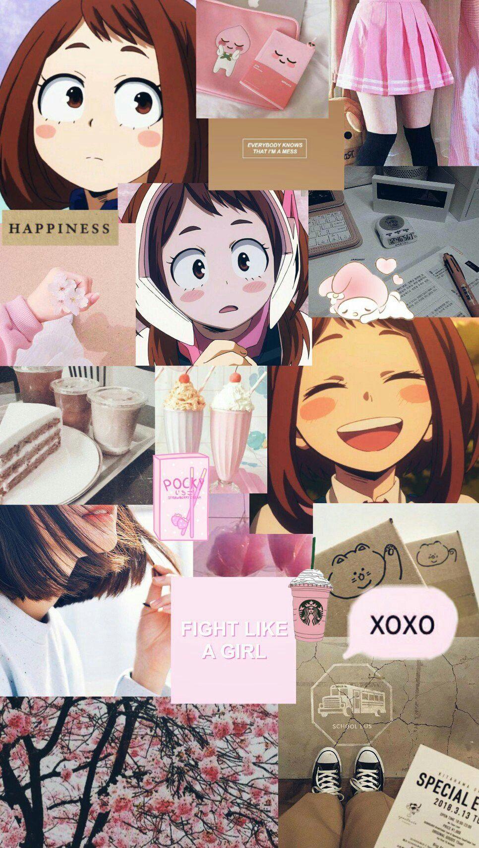 Uraraka Aesthetic Wallpapers Wallpaper Cave 