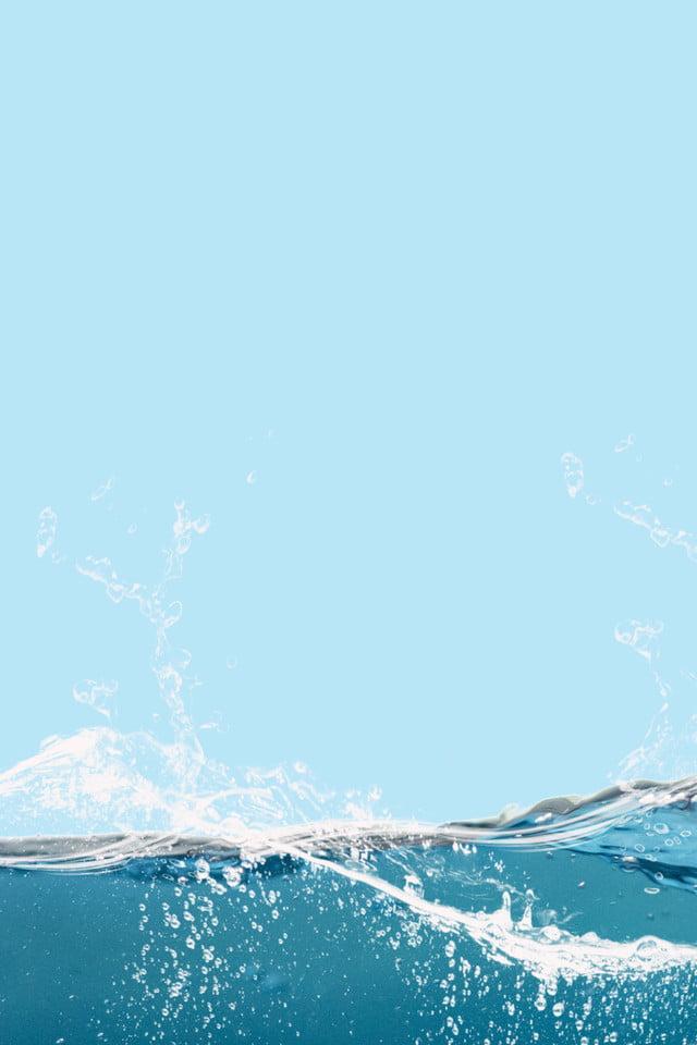Blue Sky Sea Water Cool Mobile Phone Shell Poster Background