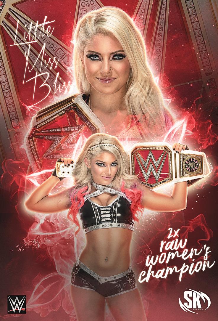 Alexa Bliss Raw Women's Champion Wallpaper