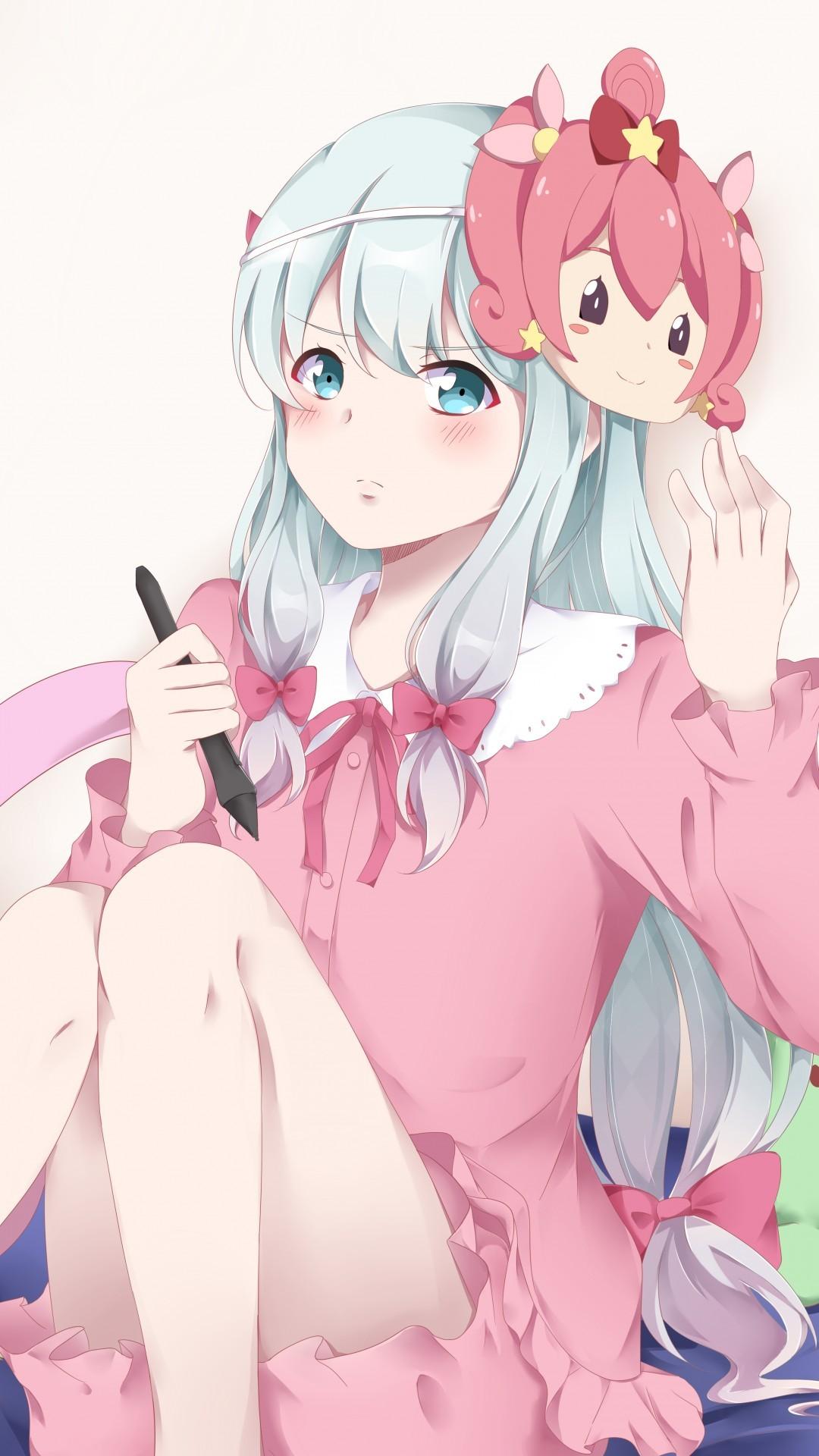 Download 1080x1920 Izumi Sagiri, Eromanga Sensei, Ribbons