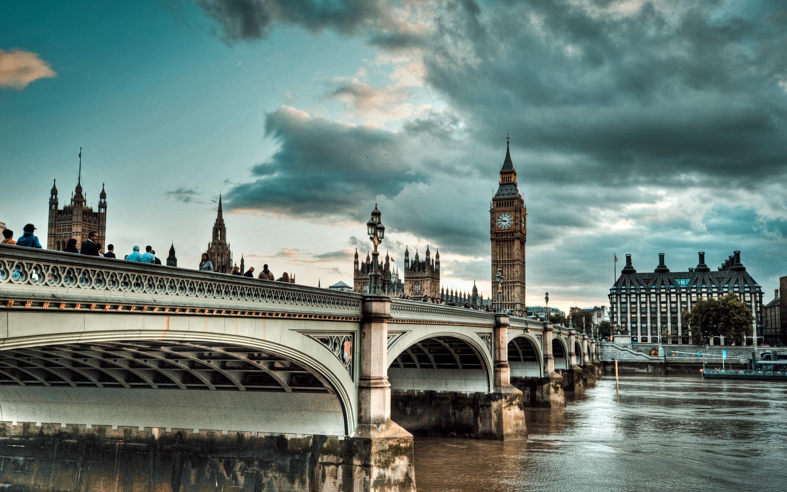 Cities Westminster Bridge Big Ben London England HD wallpaper