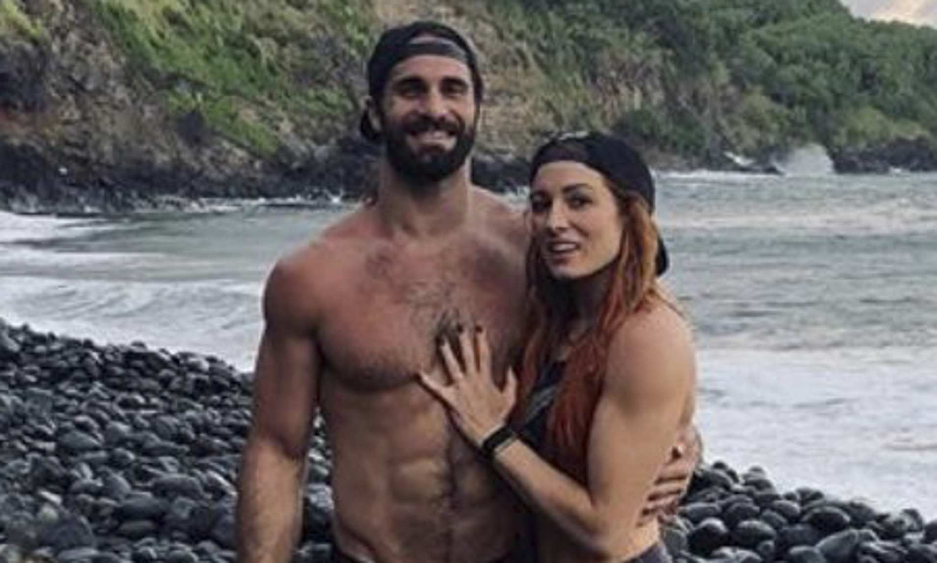 WWE champions Becky Lynch and Seth Rollins engaged after six