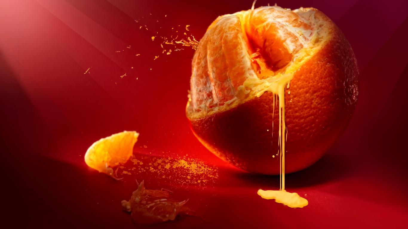 Orange Fruit Wallpaper Background