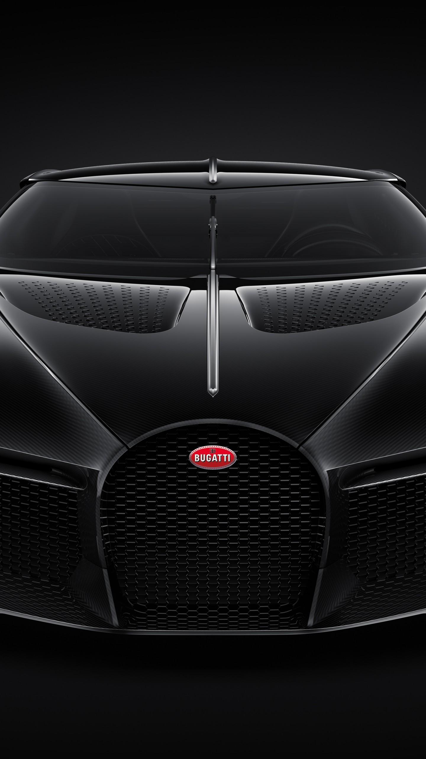Wallpaper Bugatti La Voiture Noire, Geneva Motor Show, 4K