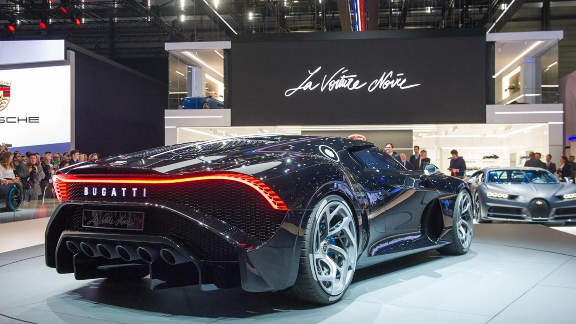 One and Only Bugatti Voiture Noire debuts in Geneva