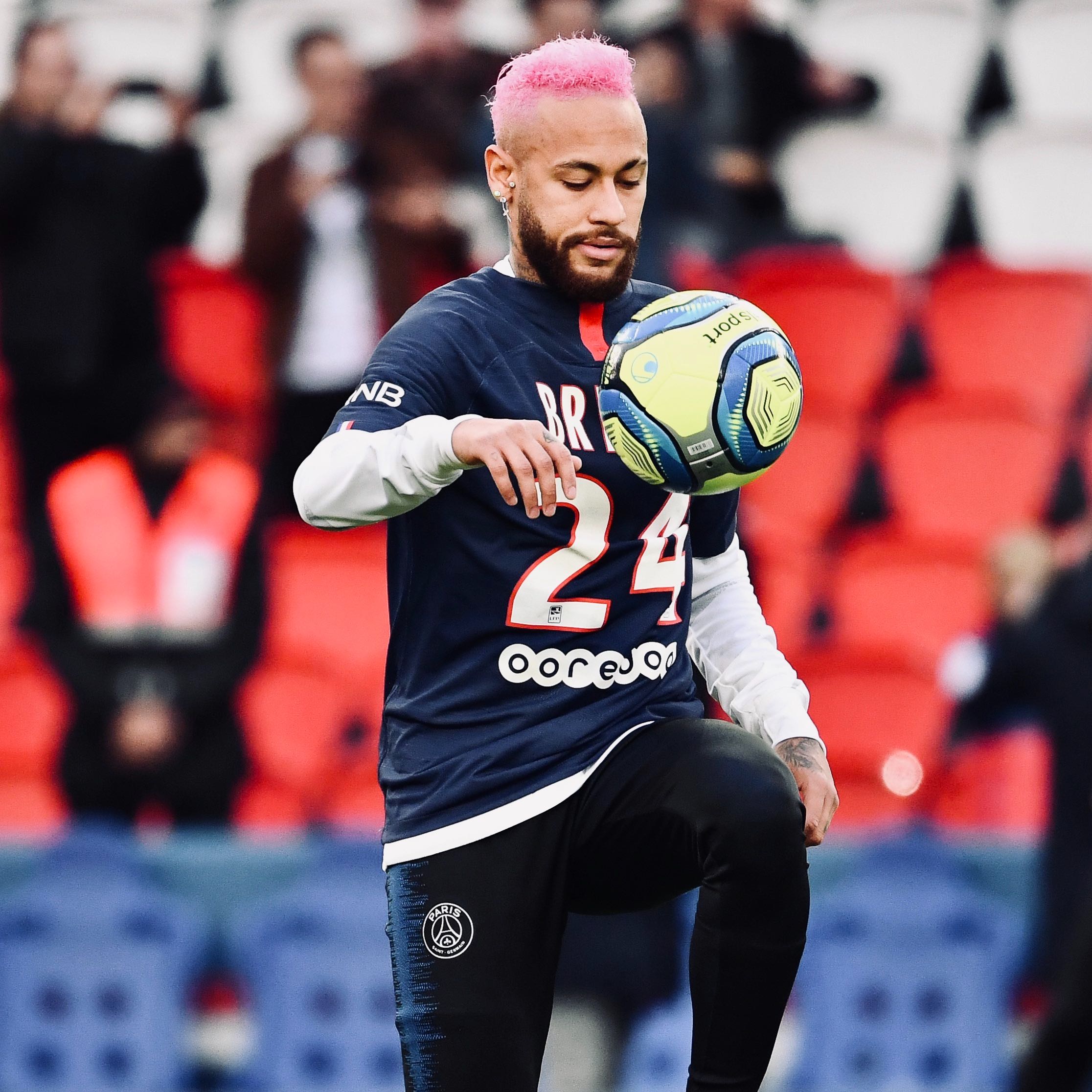 Neymar pink hair wallpaper