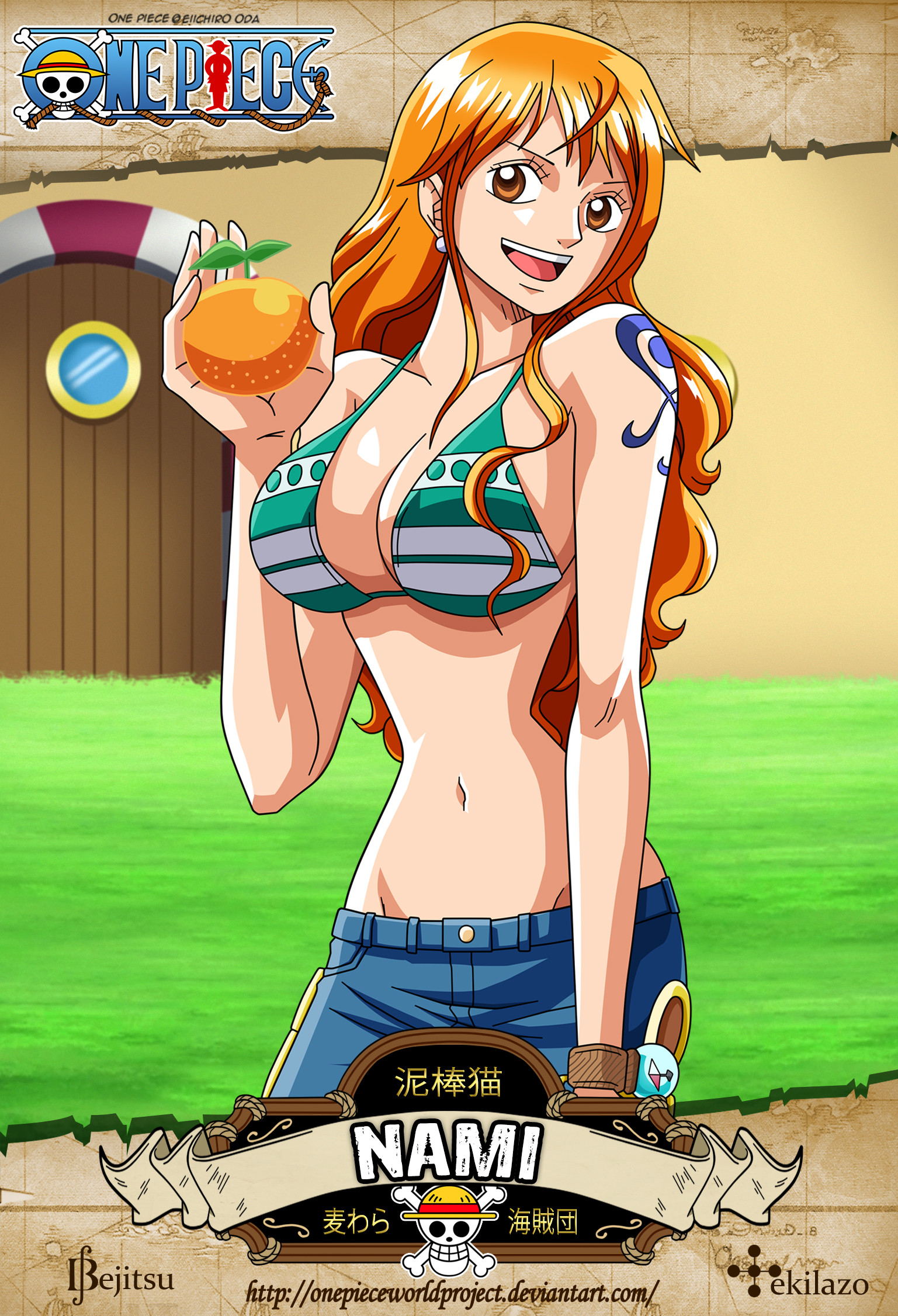 Nami, one piece, HD phone wallpaper