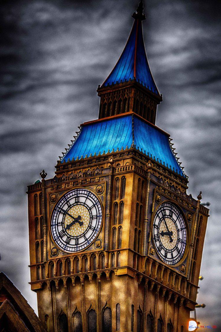 HDR, London, Big Ben, Clocktowers, Disney, Euro Disney HD Wallpaper / Desktop and Mobile Image & Photo
