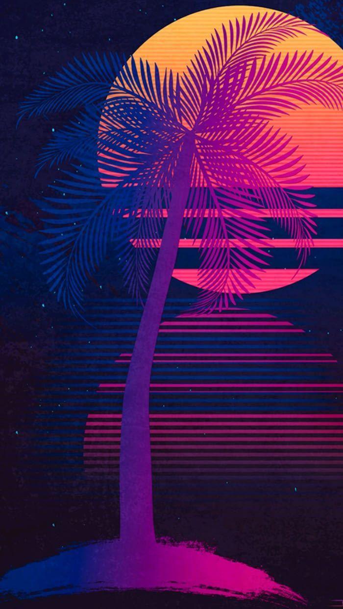 Cool Synthwave Phone Wallpaper Free Cool Synthwave Phone Background