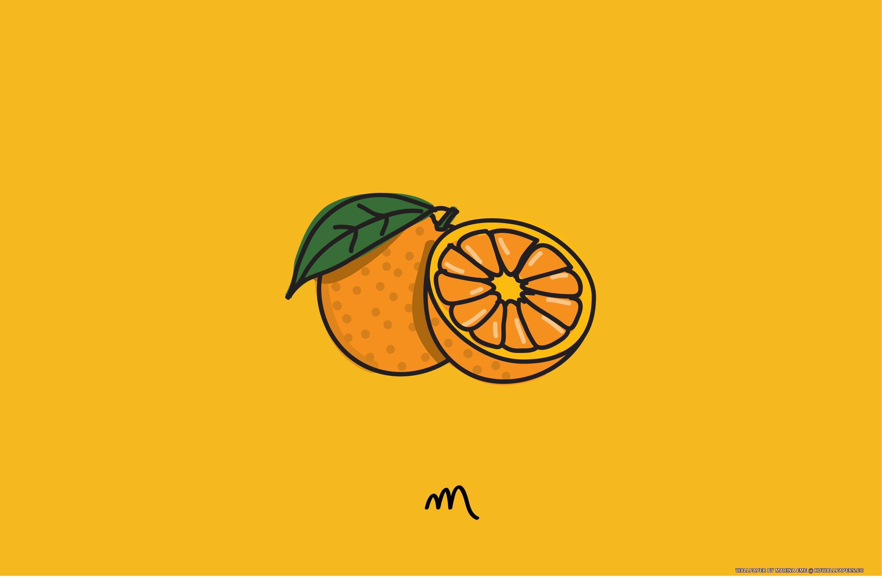Eme's orange. Yellow aesthetic, Yellow wallpaper, Aesthetic colors