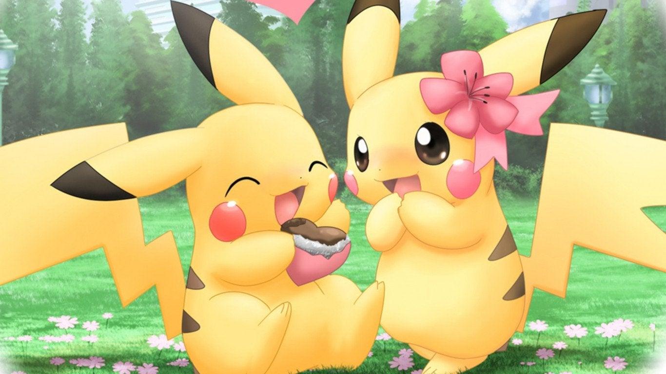 Cute Pikachu Valentine Wallpaper