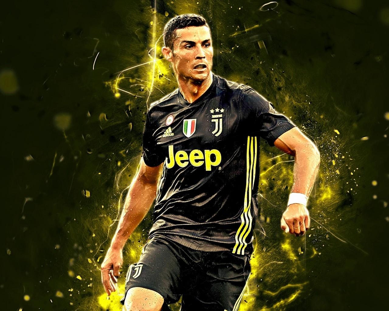 Download 1280x1024 Cristiano Ronaldo, Soccer Player