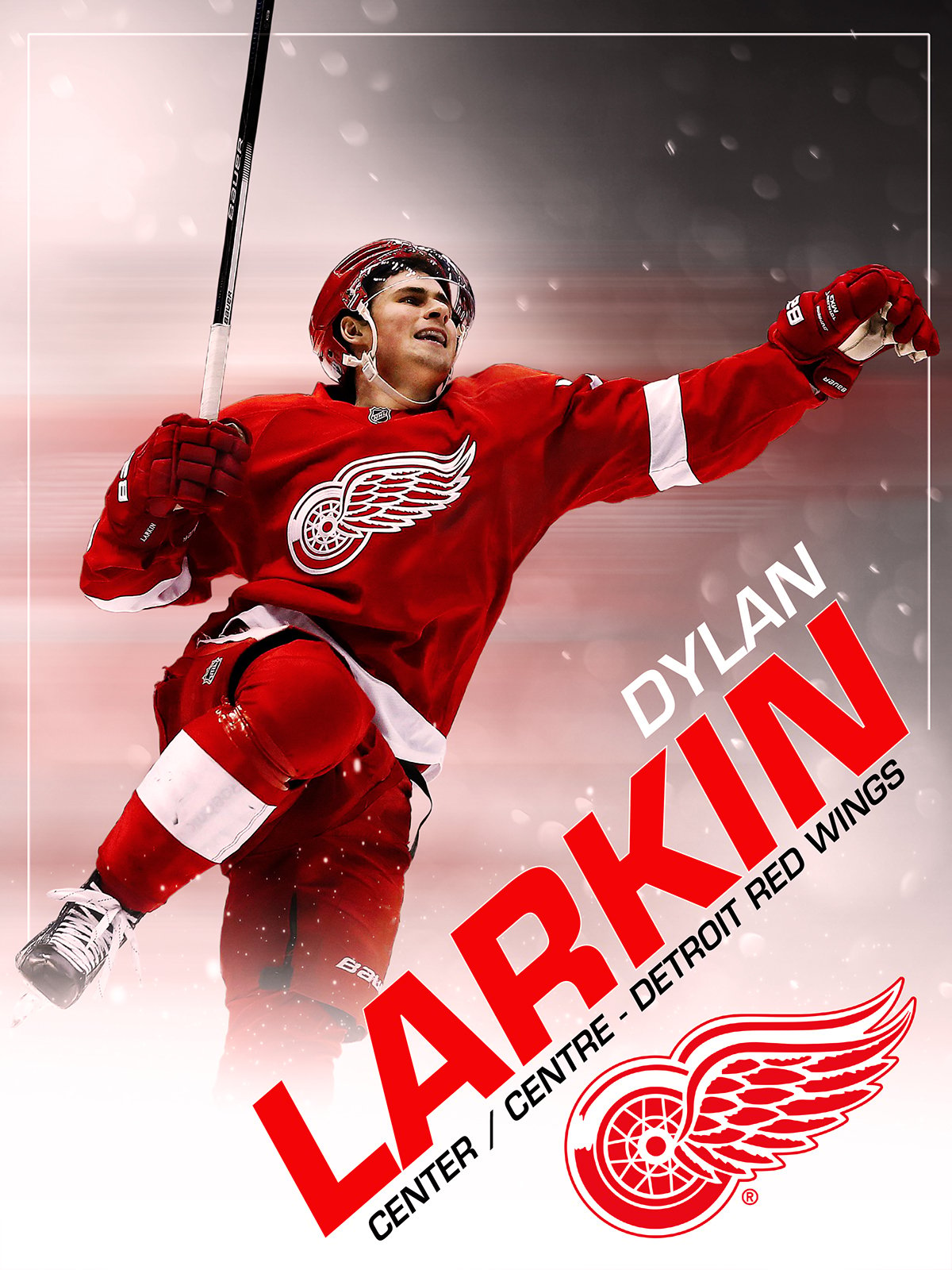 Dylan Larkin Detroit Red Wings Poster