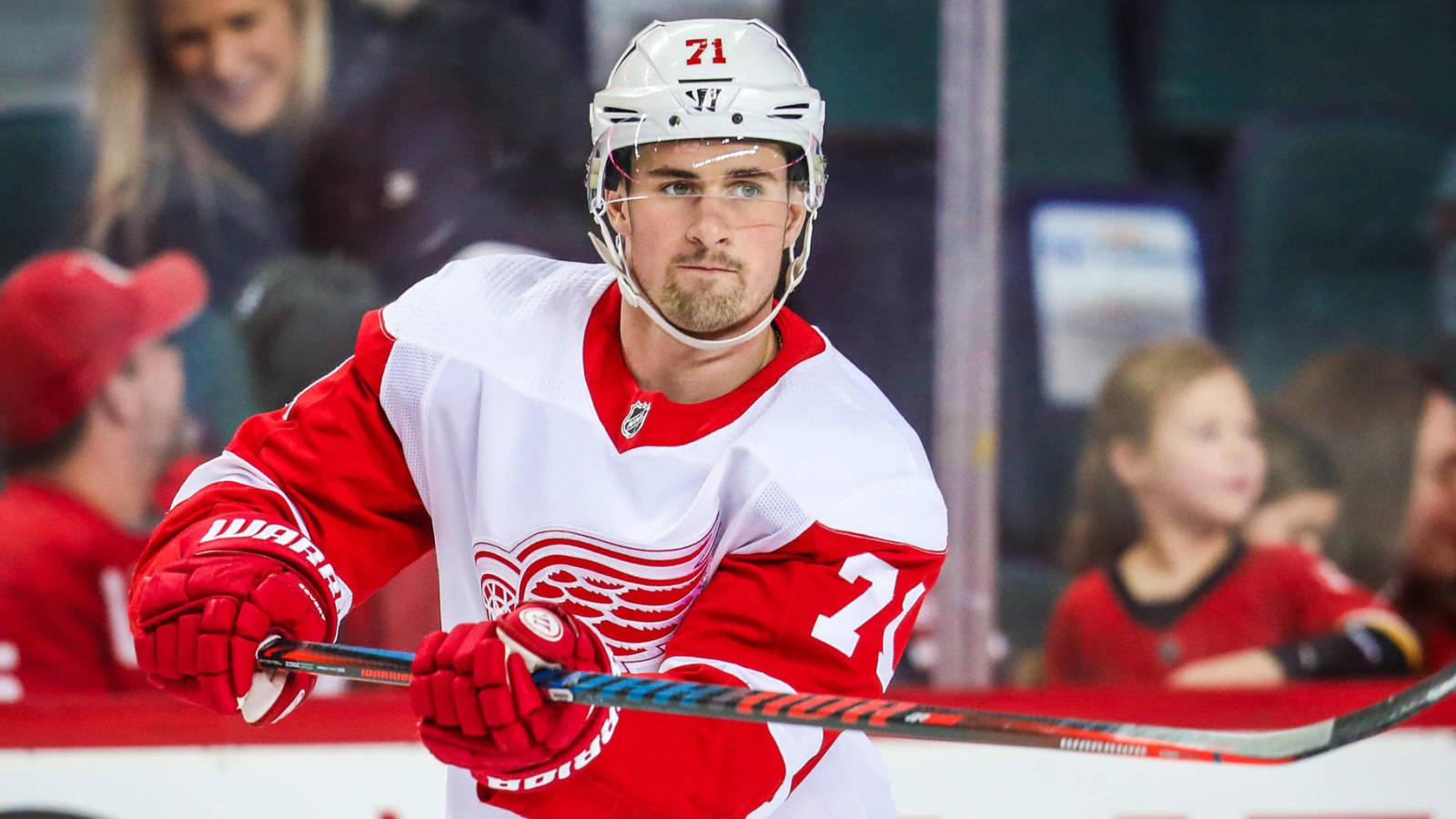 Report: Red Wings' Dylan Larkin out at least a week