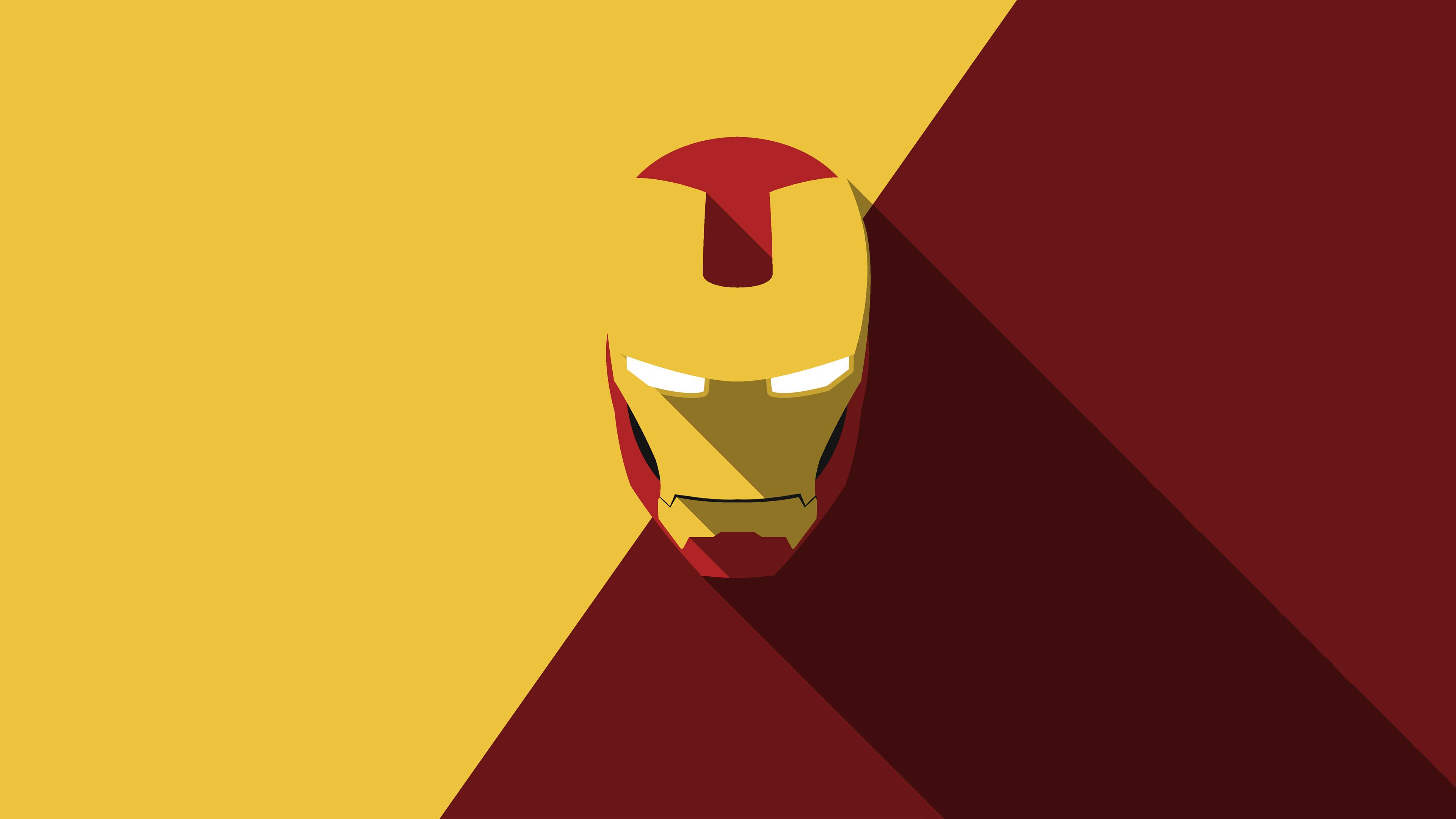 Iron Man Minimalism 4k Sp Wallpaper Of Superheroes