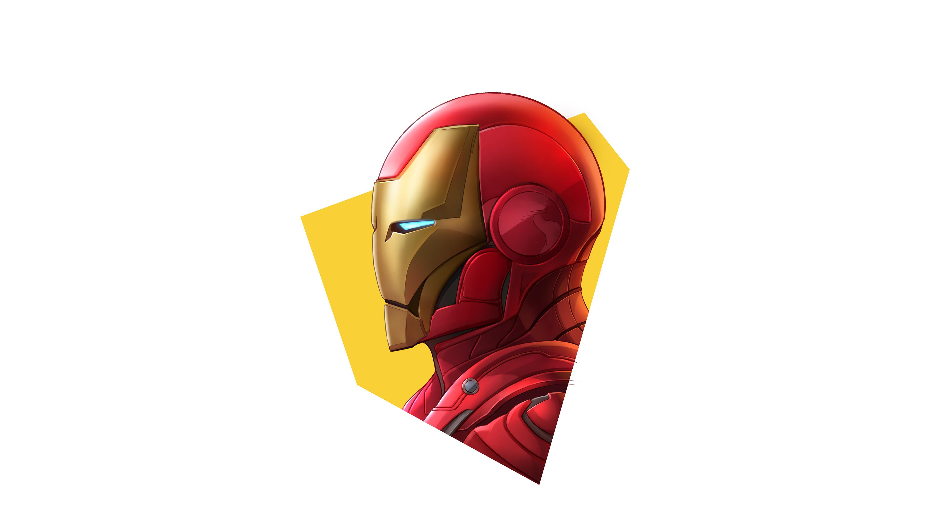 Wallpaper 4k Iron Man minimal art 4k iron man wallpaper