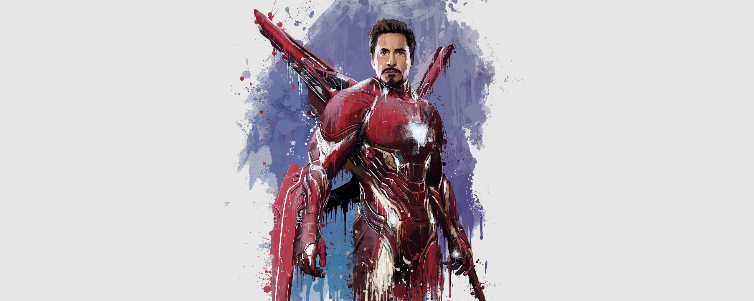 Avengers Minimal Wallpaper 2560x1024 Wallpaper