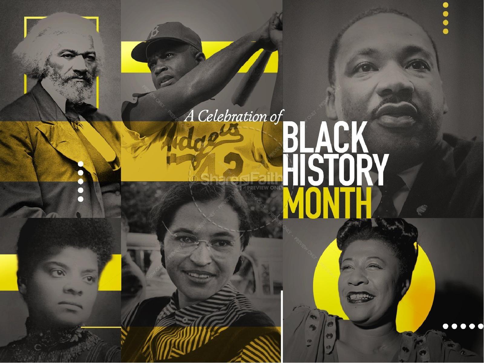 Black History Month Slides Template