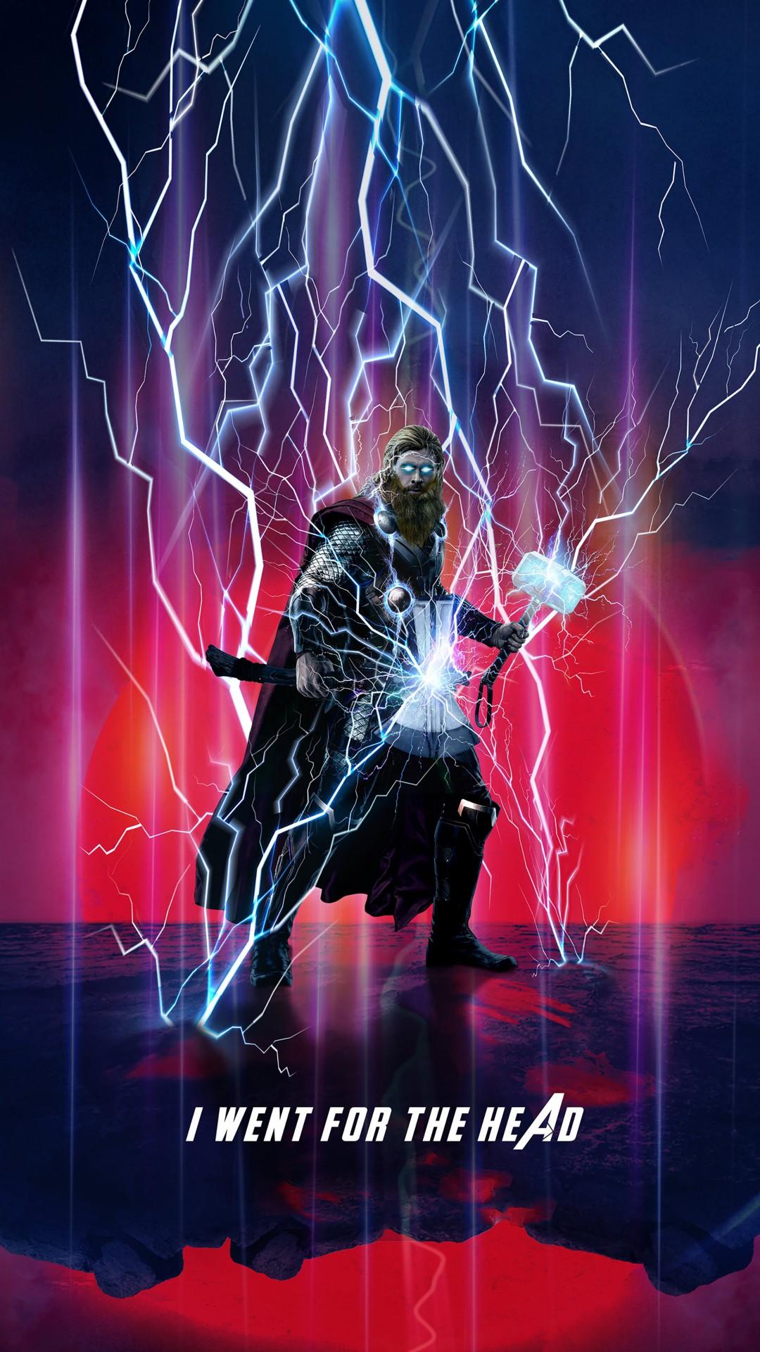 Wallpaper Thor, Stormbreaker, Mjolnir, Avengers: Endgame, HD