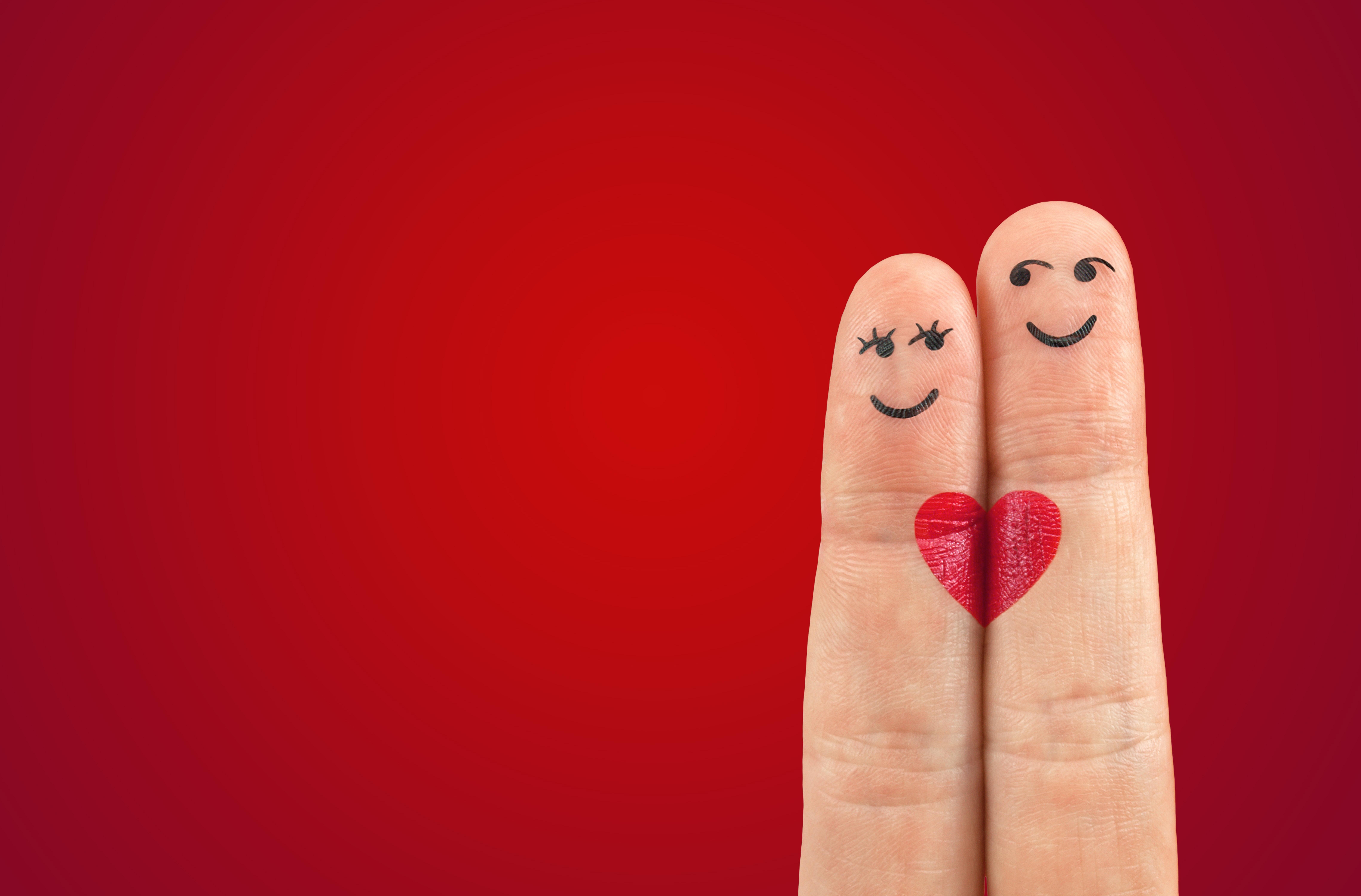 #Red, #Couple, K, #Heart, #Love, #Fingers. Love