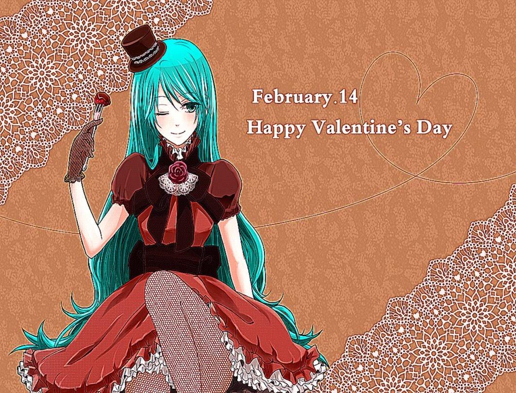 Valentine HD Wallpaper Anime Love Day Desktop. Wallpaper