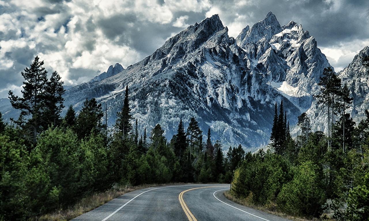 Picture Nature Mountains Roads landscape photography