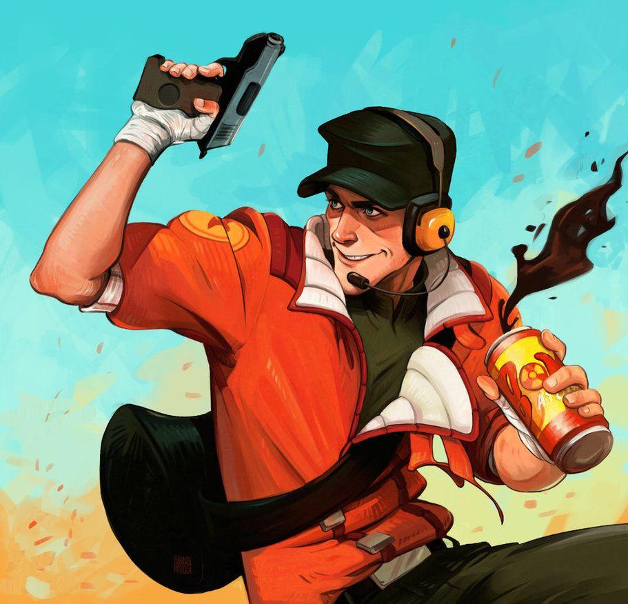 Best muh waifu Scout image. Team fortress Tf2 scout