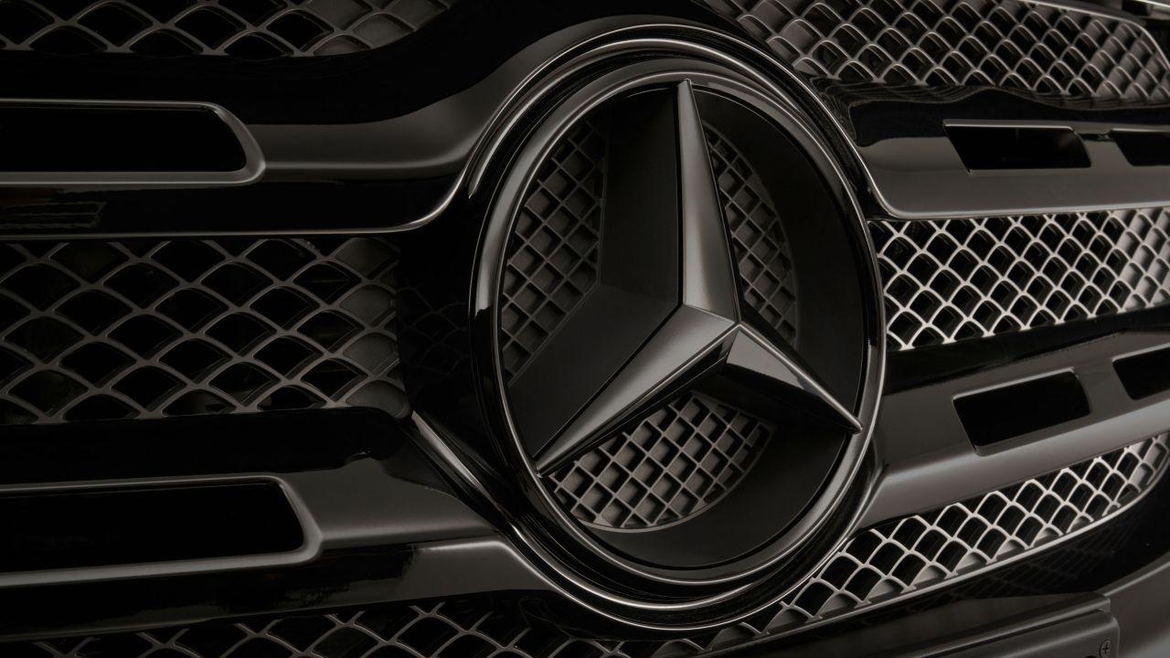 Wallpaper Mercedes Benz, Logo, 4K, Automotive / Cars