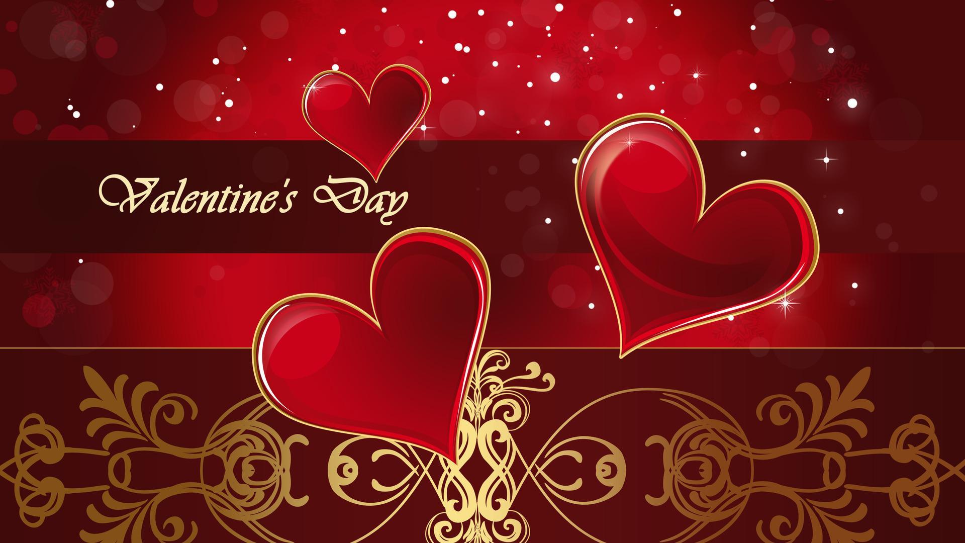 Free download Valentines Day Hearts Exclusive HD Wallpaper