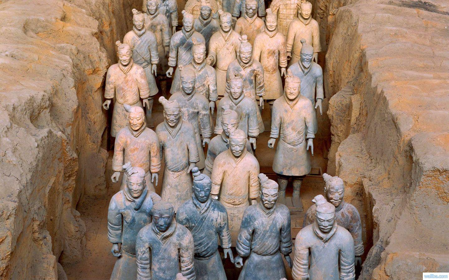 chinese style.. In China.. Terracotta army