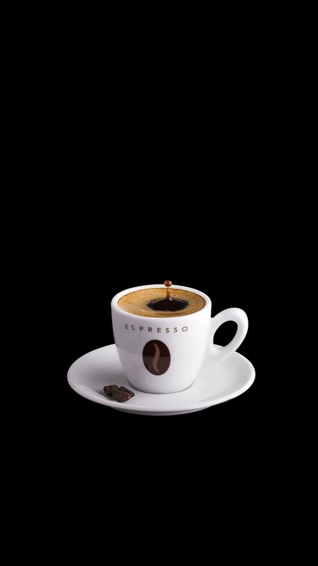 Espresso Coffee Cup iPhone 8 Wallpaper Free Download