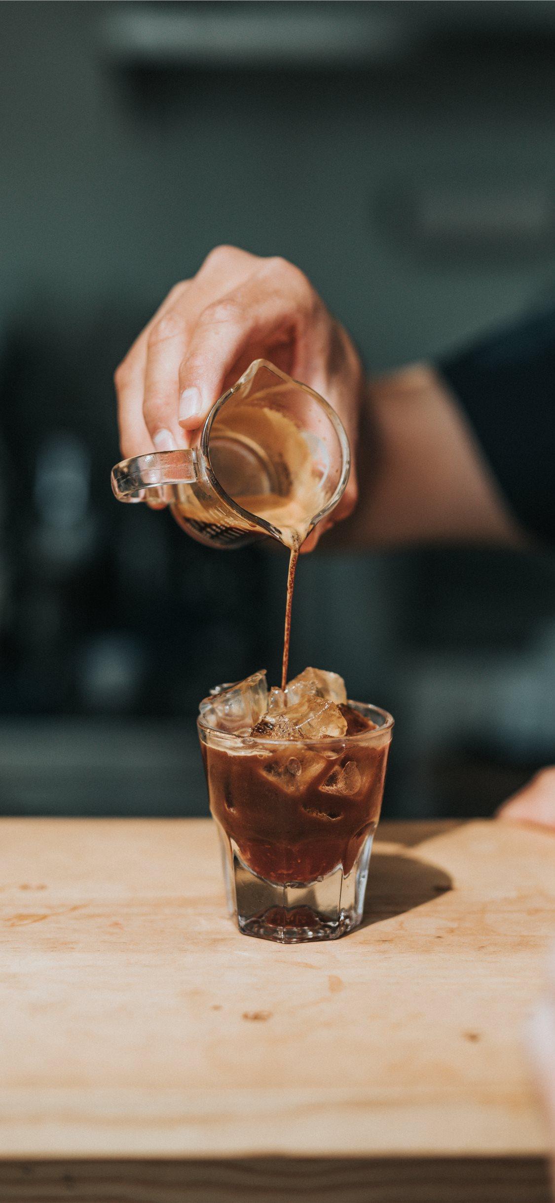Espresso On the Rocks iPhone X Wallpaper Free Download