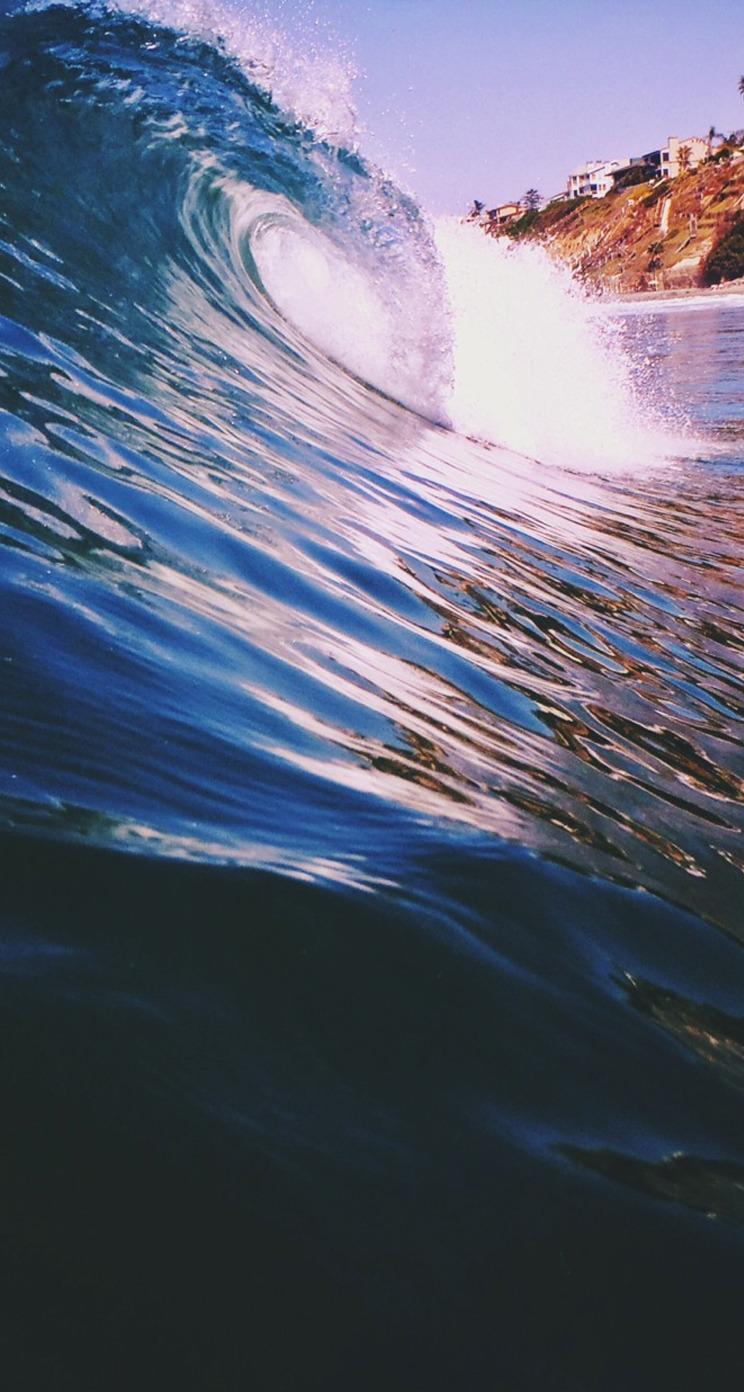 iPhone Wallpaper. Wave, Water, Wind wave, Blue, Sky, Sea