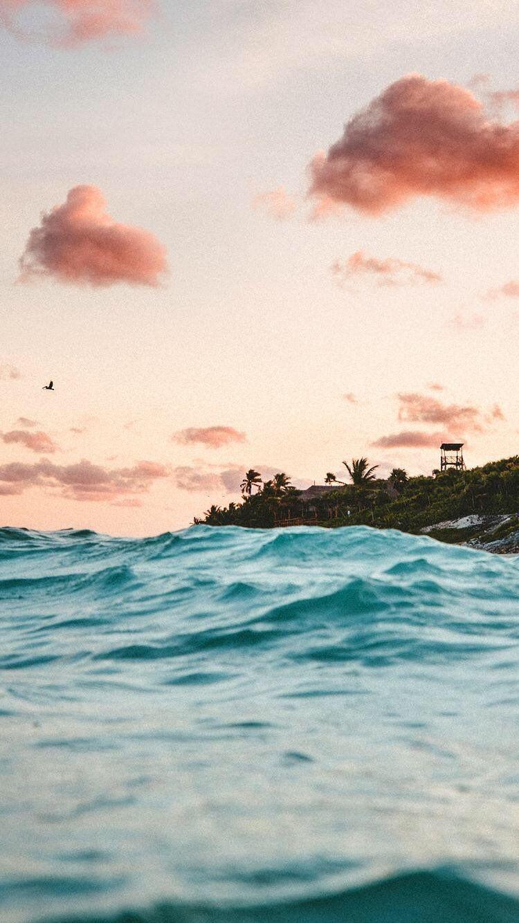 Android Wave Wallpaper And Aesthetic Summer Blue