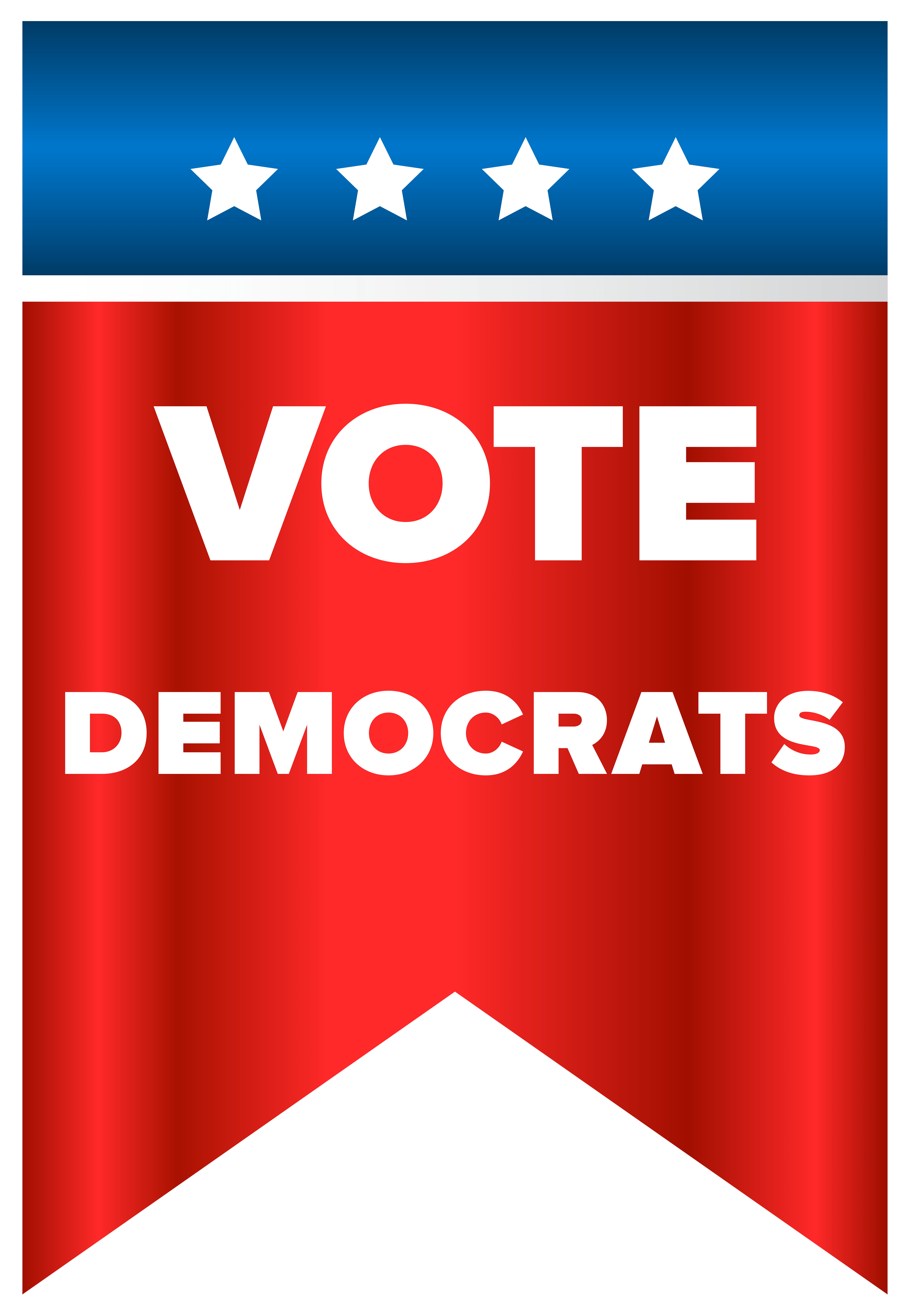 Vote Democrats PNG Clip Art Image