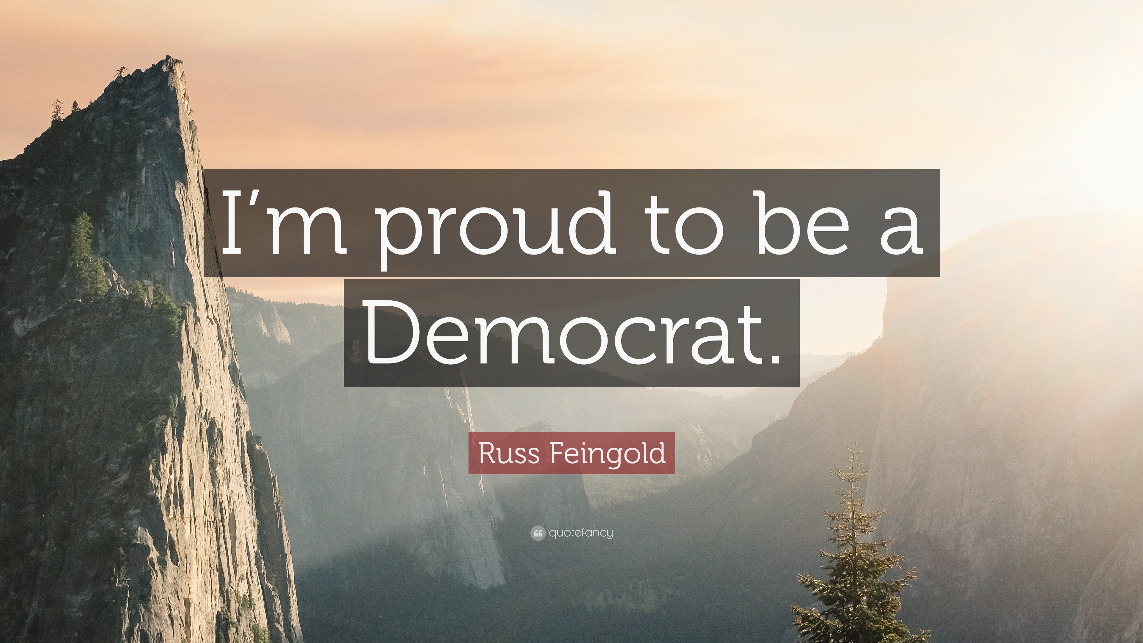 Russ Feingold Quote: “I'm proud to be a Democrat.” 12