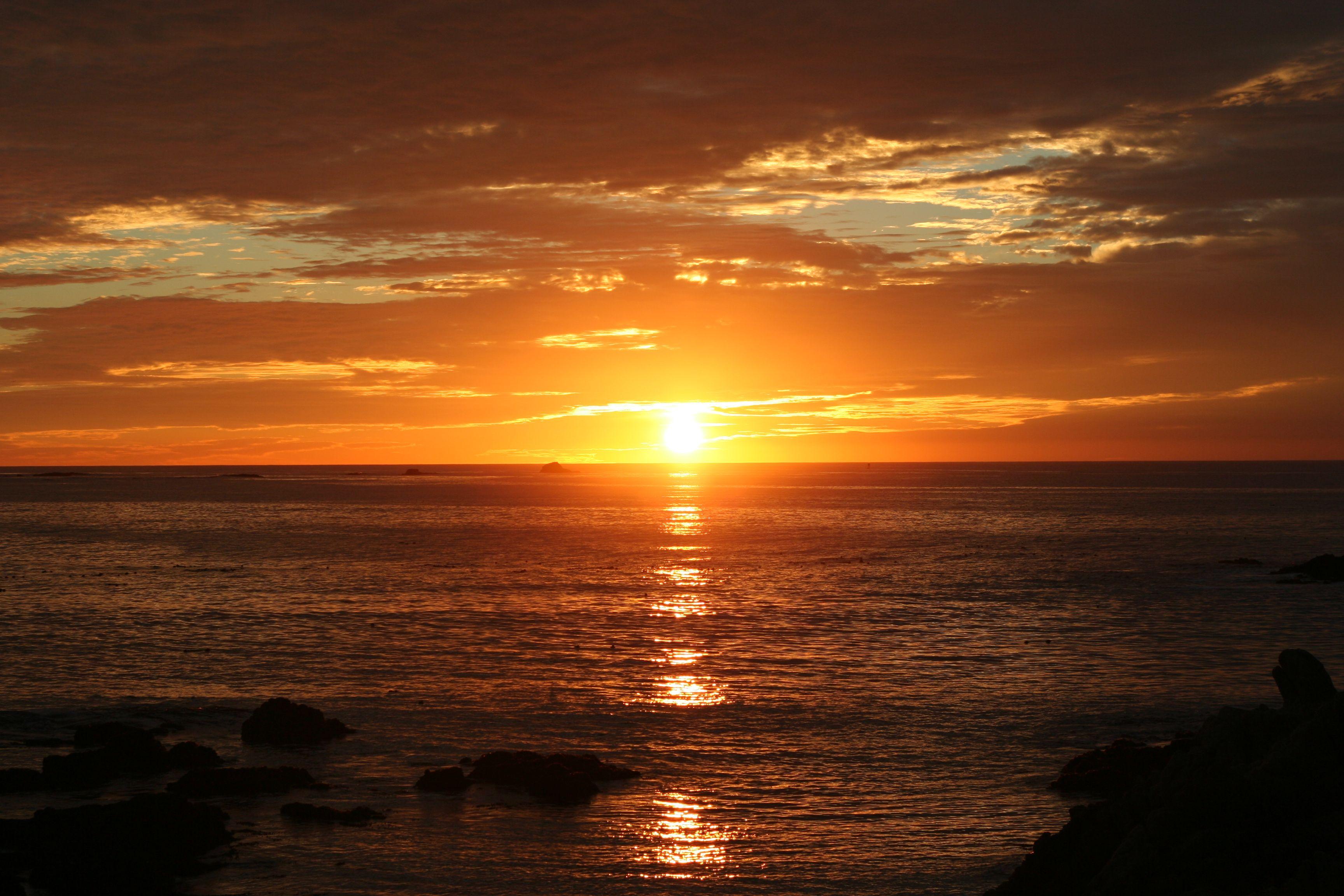 download free ocean image Photo Bag. Sunset