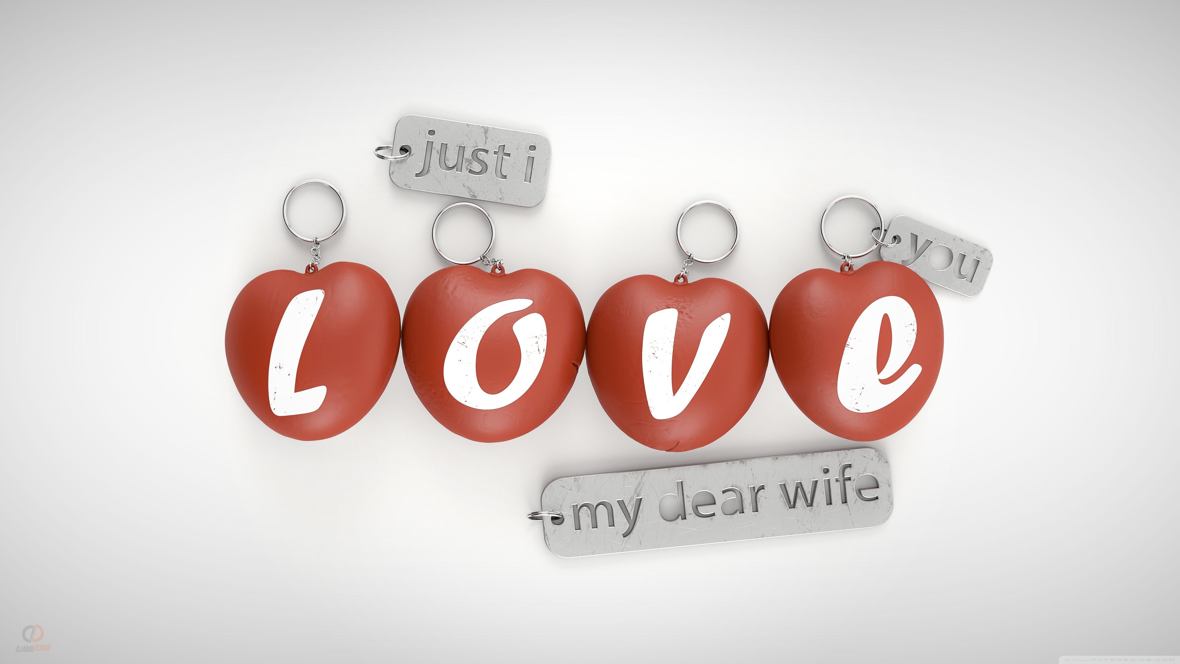 I love you Ultra HD Desktop Background Wallpaper for 4K UHD