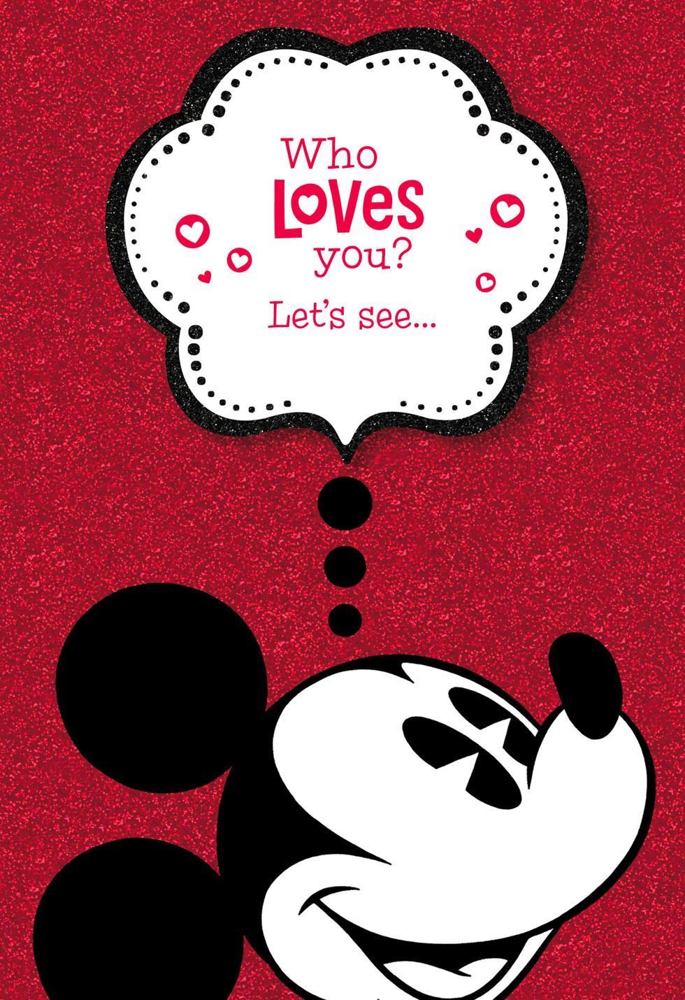 Mickey Mouse Valentine Clipart