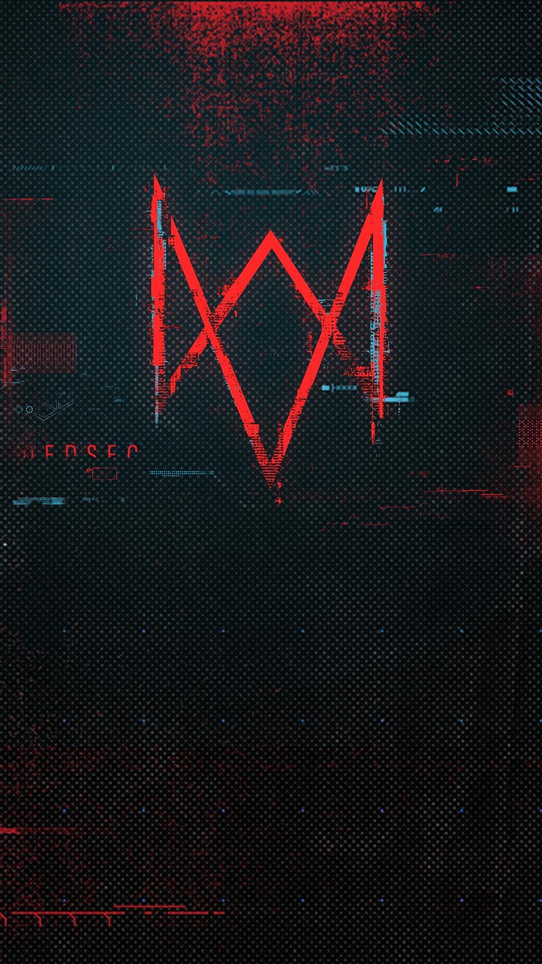 I made a phone wallpaper of the Watch Dogs Legion logo. Feel