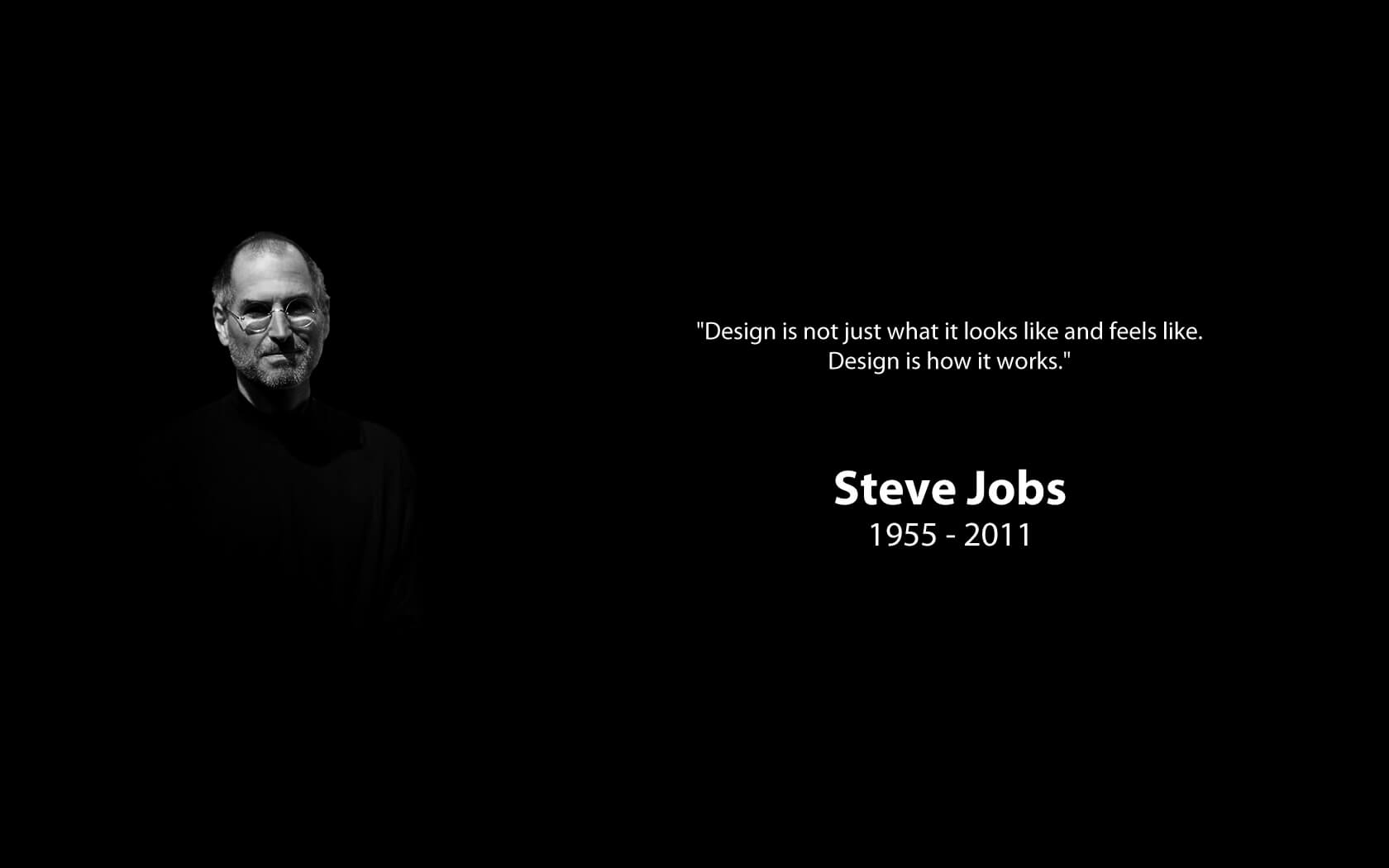 Steve Jobs: Free Wallpaper With Quotes