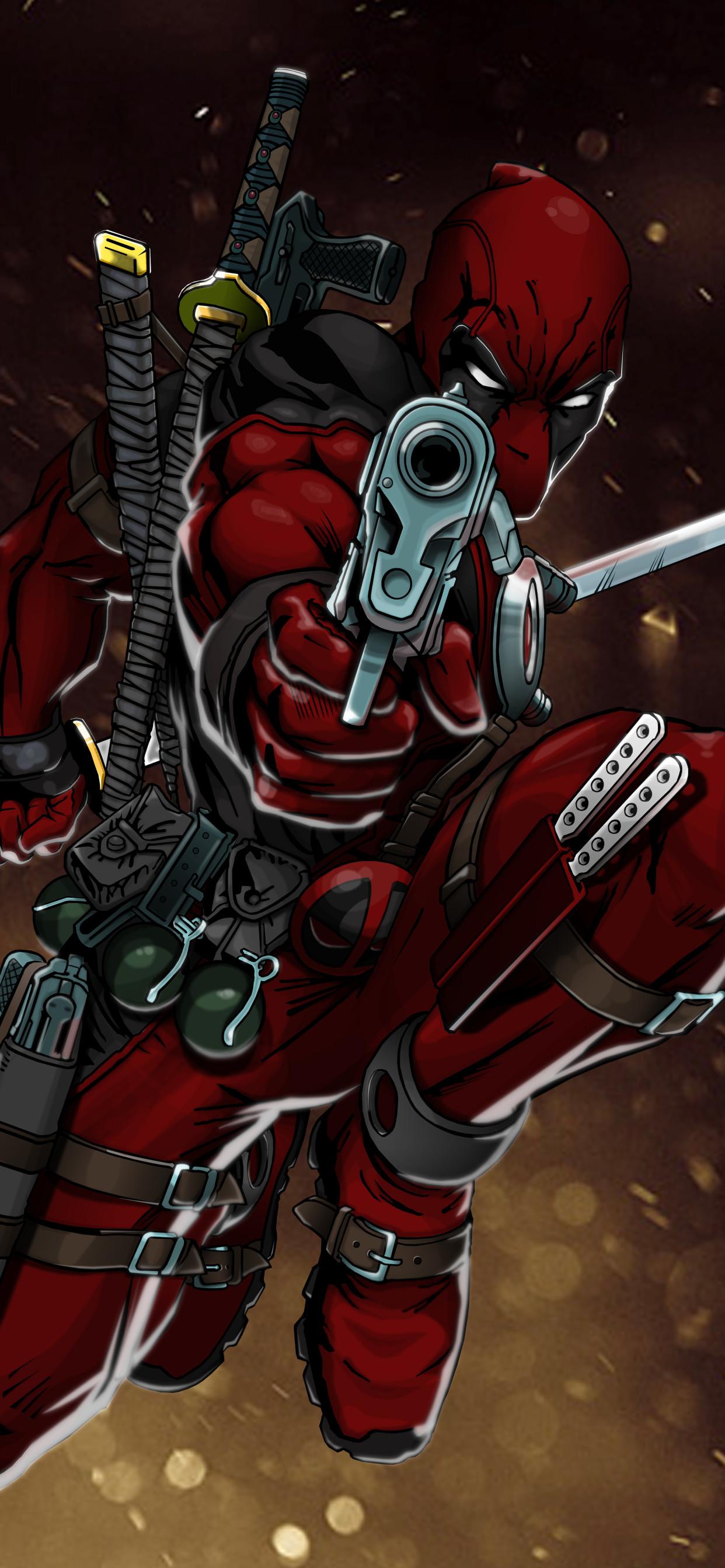 Deadpool 4k Art iPhone XS MAX HD 4k Wallpaper