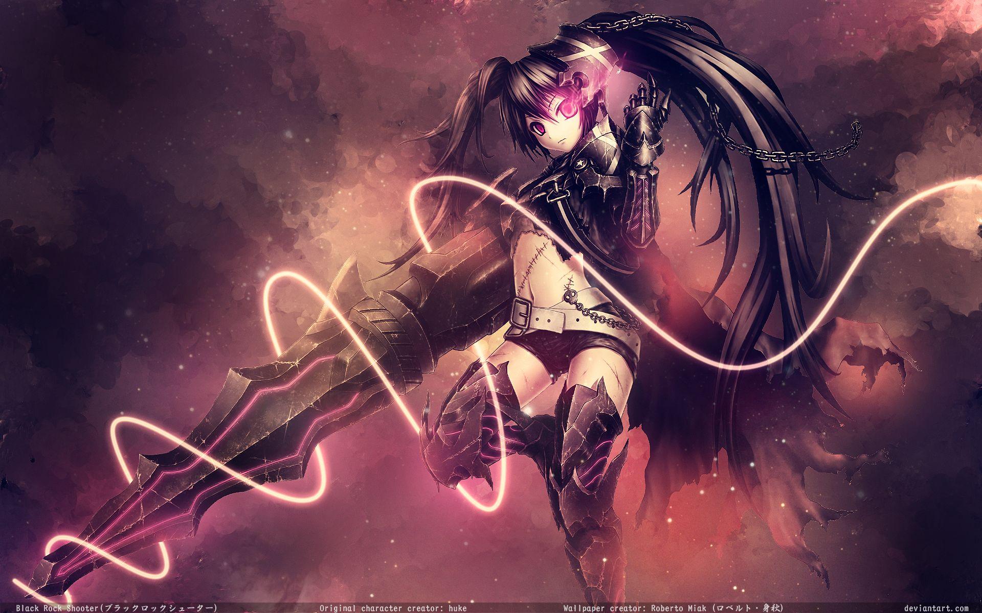 Nothing but Anime. Black rock shooter