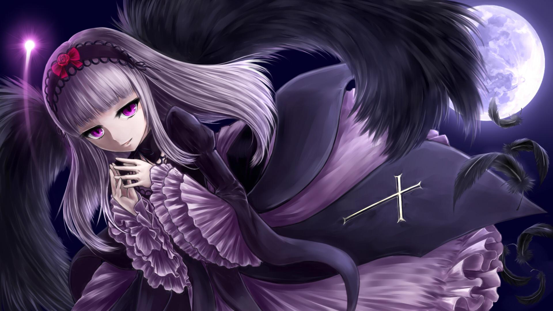 Purple Goth Wallpaper