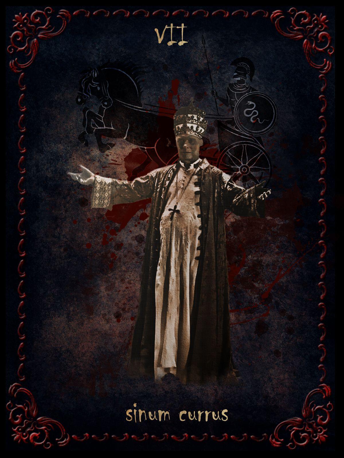 tarot sinum VII (Tarot Da Vinci's Demons) #artista #fanart