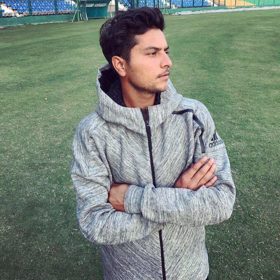 Kuldeep yadav for practice in my new
